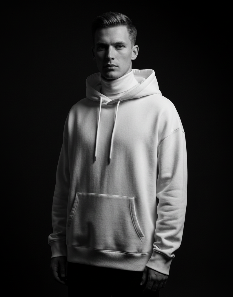 Totke White Hoodie – Trendy, Cozy & Everyday Style