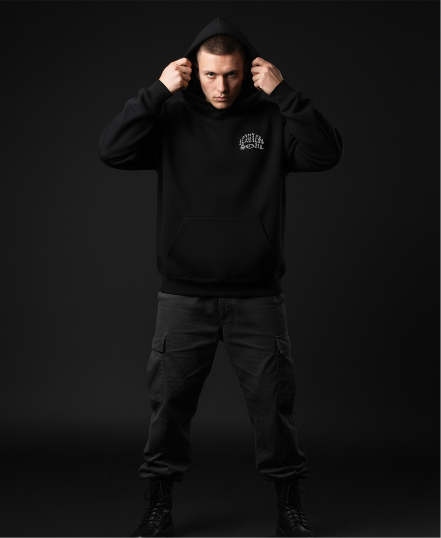 Fearless Soul Oversized Hoodie – Streetwear Graphic Tee for Bold Confidence