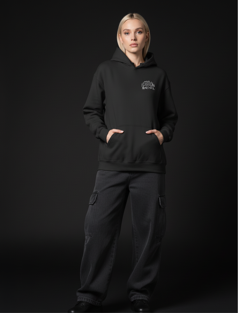 Fearless Soul Oversized Hoodie – Streetwear Graphic Tee for Bold Confidence