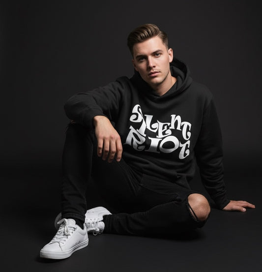 Silent Riot Hoodie – Black Edition