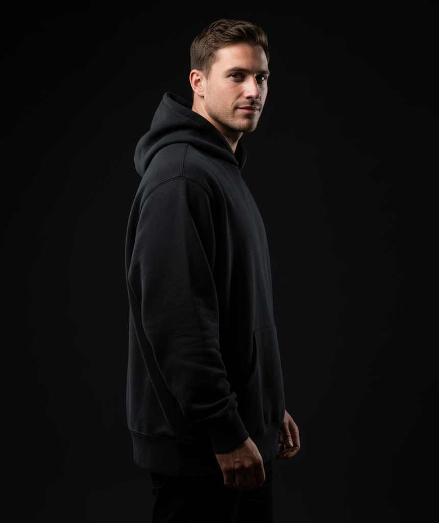 Deep Tone Oversized Hoodie-Bold, Cozy & Streetwear Essential