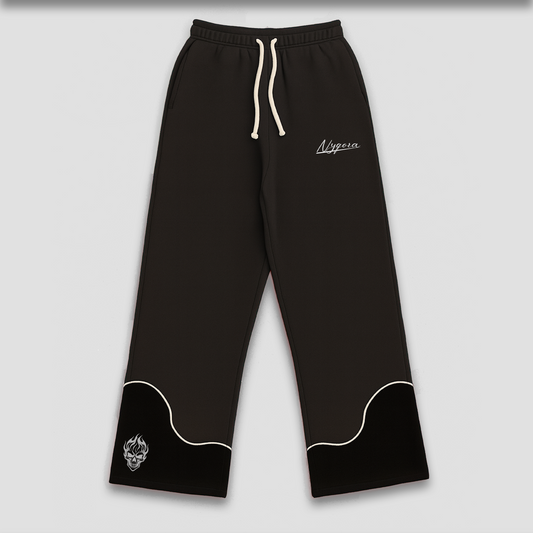 Black Baggy Relaxed Sweatpants